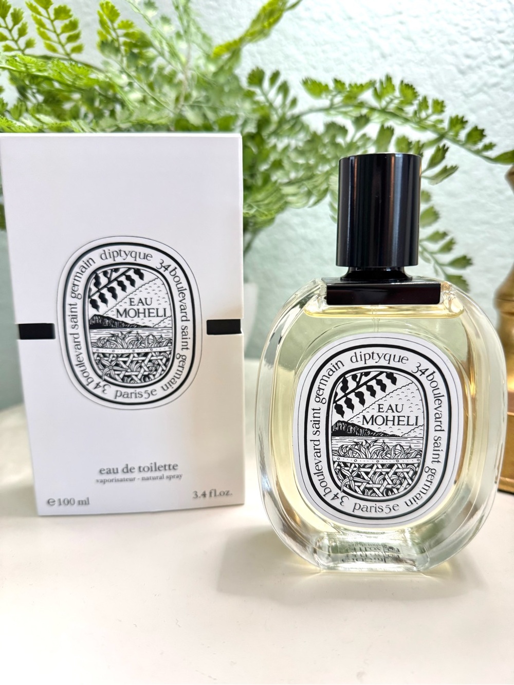 NIB Diptyque Eau Mohéli EDT Perfume Spray 3.4 fl oz